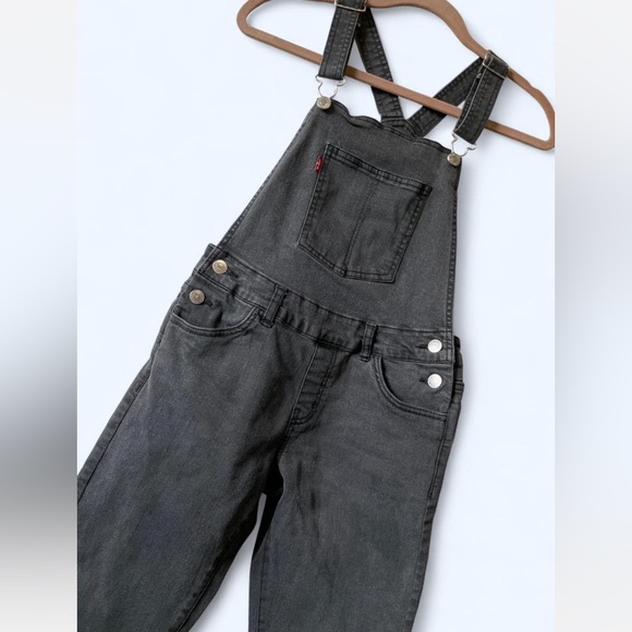 Levi’s | Youth Girl Washed Denim Overalls | 14 Reg - Picture 3 of 7